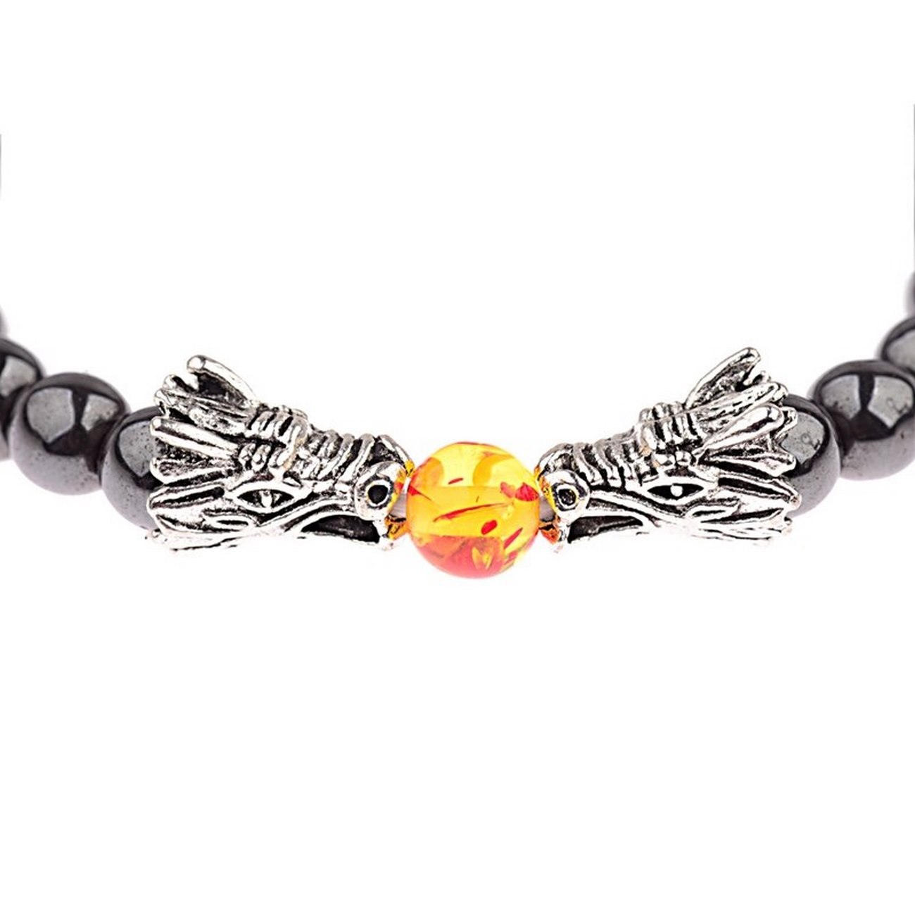 Pulsera Cuarzo Hematita Dragon + Estuche Gamushop